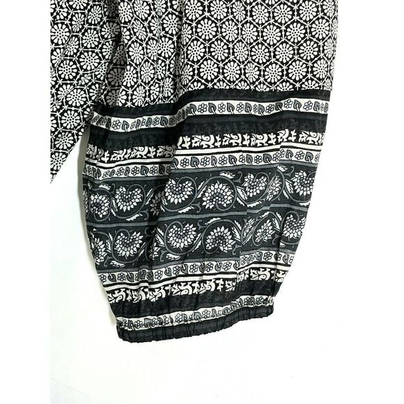 Anna Sui x Uniqlo Floral Midi Dress Medium Modest Ruffle Cotton Prairie - Picture 8 of 15